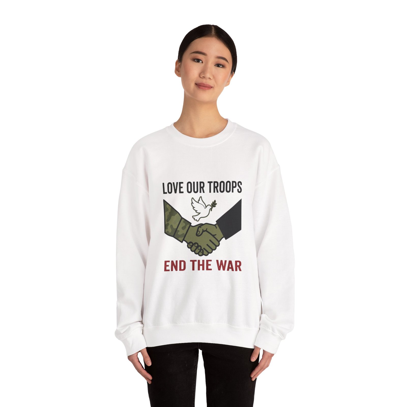 End the War sweatshirt | Peace, solidarity, bring them home - Image 4